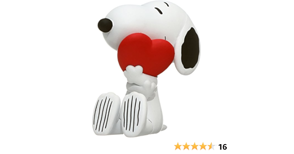 Amazon Com Medicom Peanuts Snoopy With Heart Ultra Detail Figure Medicom Toys Games