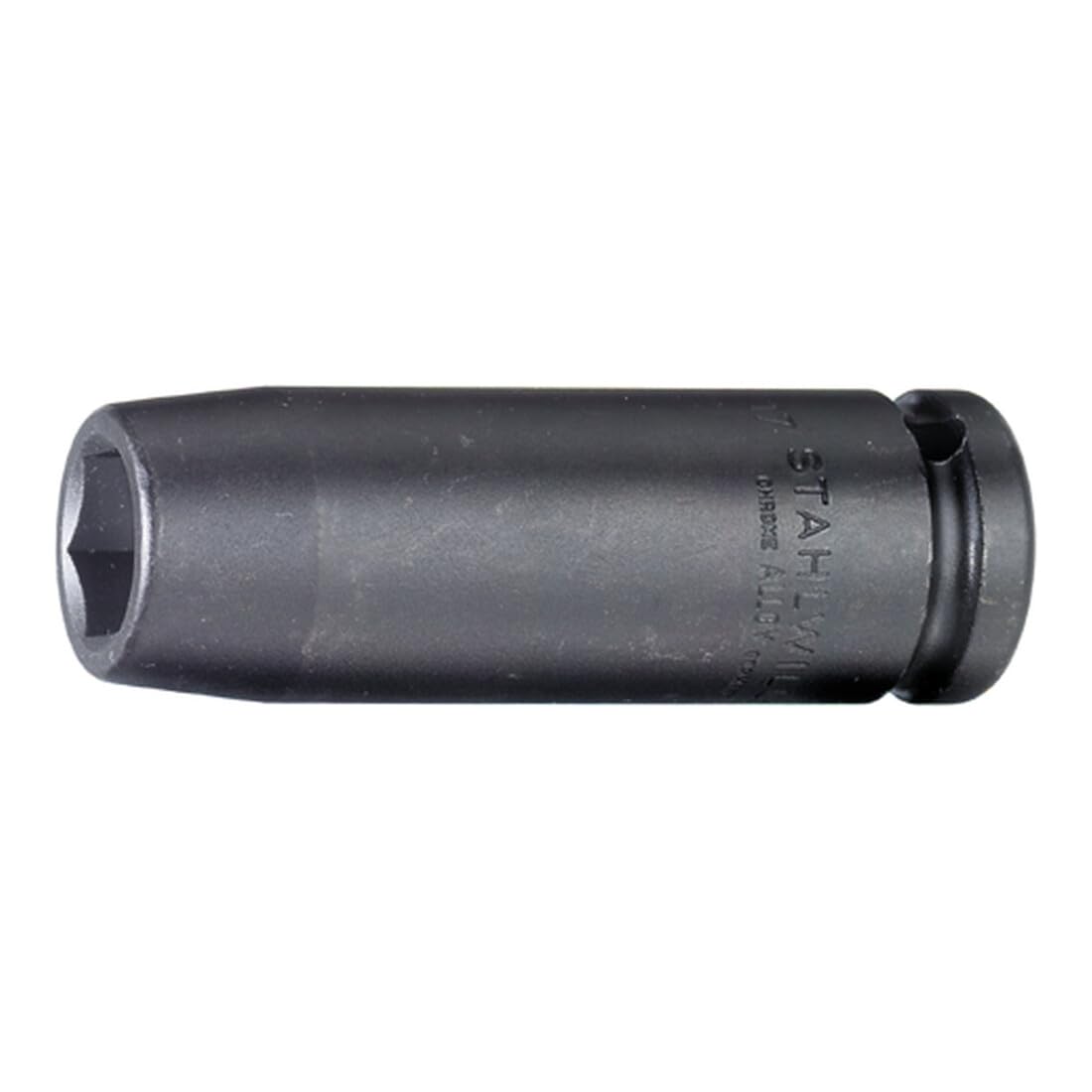 Stahlwille 23020013 51IMP Impact Socket, Chrome Alloy Steel, 1/2 inch Drive, 13 mm Size, Pack of 5