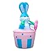 Holidayana Inflatable 8FT Giant Easter Bunny In Basket Inflatable Featuring Lighted Interior / Airblown Inflatable Easter Decoration With Built In Fan And Anchor Ropes