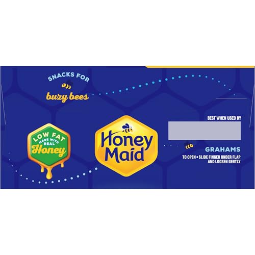 HONEY MAID LOW FAT HONEY GRAHAM CRACKERS, LUNCH SNACKS, 14.4 OZ