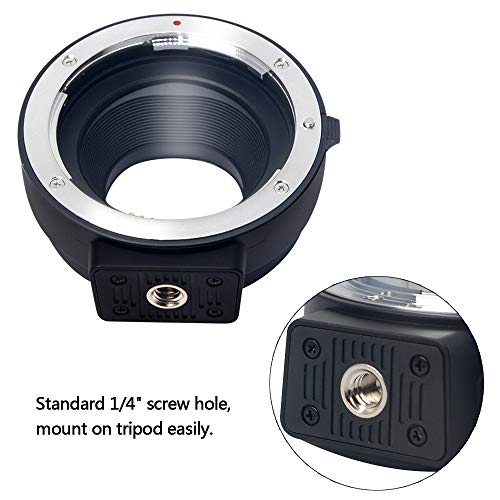 Mcoplus MK-C-AF4 Electronic Auto-focus EOS M Mount Adapter for Canon EF/EF-S D/SLR Lens to Canon EOS M (EF-M Mount) Mirrorless Camera Body,Fit EOS M100 M50 M6 M5 M3 M2 M1
