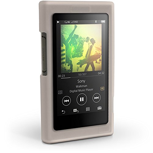 iGadgitz Clear Silicone Skin Case Cover for Sony Walkman NW-A35 NW-A40 MP3 Player + Screen Protector - Thumbnail 2