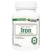 Nature's Wonder Iron (Ferrous Sulfate) 65mg Supplement, 120 Count