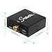 Snxiwth Digital to Analog Converter, Digital Optical Coaxial Input to Analog RCA and AUX 3.5mm (Headphone) Audio Conversion Adapter,with Cable.
