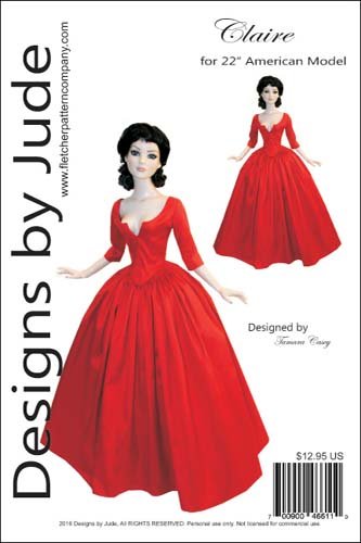 Outlander Claire Dress Pattern for 22