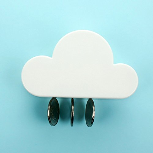 QTMY White Cloud Wall Key Holder (White) Pricepulse
