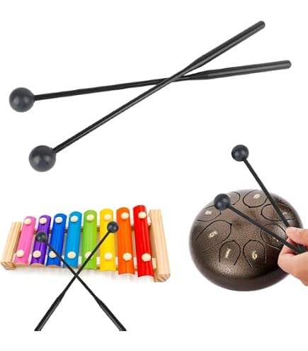 BQLZR Percussion Drumstick Mallet Stick 4.57inch Length, Drum