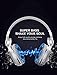 Bluedio T2s Bluetooth Headphones On Ear with Mic, 57mm Driver Rotary Folding Wireless Headset, Wired and Wireless Headphones for Cell Phone/TV/PC, 40 Hours Play Time (White)thumb 1