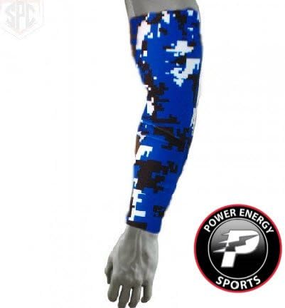 Sports Titanium Baseball Compression Arm Sleeve Youth Small (Royal Digital Camo)