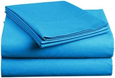 Luxe Bedding Sets - Microfiber California King Sheets Set 4 Piece, Pillow Cases, Deep Pocket Fitted Sheet, Flat Sheet Set Cal King - Blue
