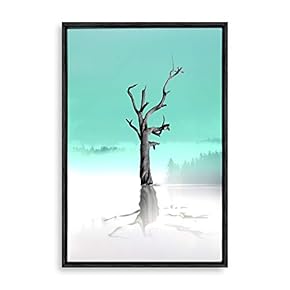 signwin Framed Canvas Wall Art Tree Canvas Prints...