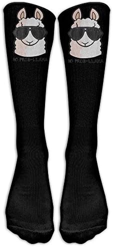 No Prob- Llama Men's And Women's Running Socks Built Strong For Outdoor Sports