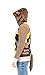 Guardians of The Galaxy I Am Rocket Raccoon Costume Hoodie (Adult Large) Brown