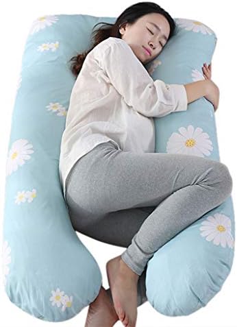ALIKEEY body pillows maternity pillow pregnancy pillow Big U Pillow Maternity Back Support Cuddle Nursing Breastfeeding Full Length Support With Removable Washable Zipped Cover : U Pillow (P)