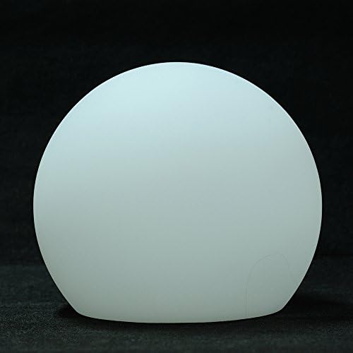 LED Globe Decor Lights,RGB Remote Controller without Cordless,White,8.0 inches