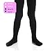 Girls Tights - Kids Opaque Microfiber Pantyhose Solid Footed Leggings - for Dance School Ballet Uniform - by Topfit