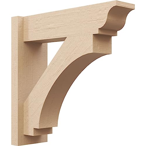 Ekena Millwork 6"W x 20"D x 28"H Imperial Traditional Rough Cedar Woodgrain Tim…