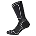 Rollerblade Men's Performance Skating Socks, Black/Silver, Large/US 10-12.5