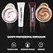 Concealer To Cover Tattoo/Scar/Birthmarks/Vitiligo, Professional Waterproof Tattoos Cover Up Makeup Concealer Set, Dark Spots Concealer Kit