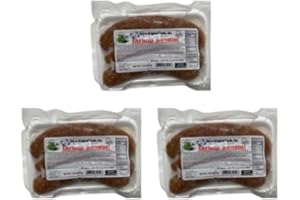 CREOLE FOODS Cajun Original Shrimp Boudin (Pack Of 3) - Authentic Cajun Flavor - Authentic Louisiana Cajun Boudin - Perfect Spice and Flavor to Every Bite - Perfect for Grilling and Frying - Geaux Eat More Boudin