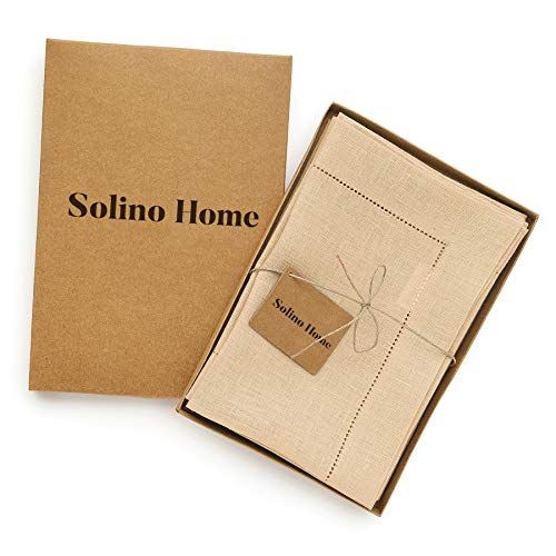 2 Solino+Home+Hemstitch+Dinner+Napkins