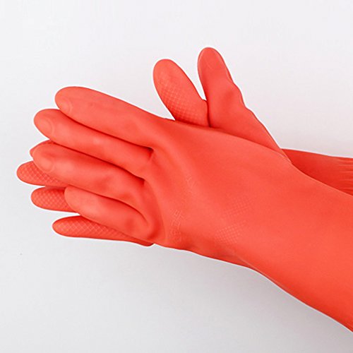 SYROVIA Household Arms Length Rubber Latex Cleaning Long Glove Reusable
