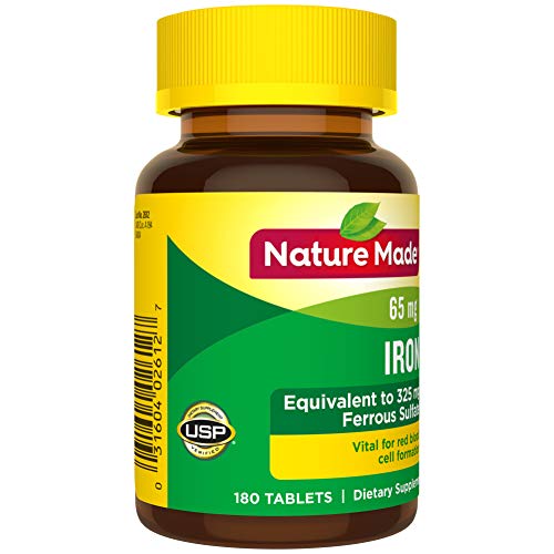Nature Made Iron 65 mg (325 mg from Ferrous Sulfate), Dietary