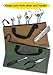 Rugged Canvas Tool Bags, Heavy-Duty Tool Organizers, Tool Holders (Set of 5)