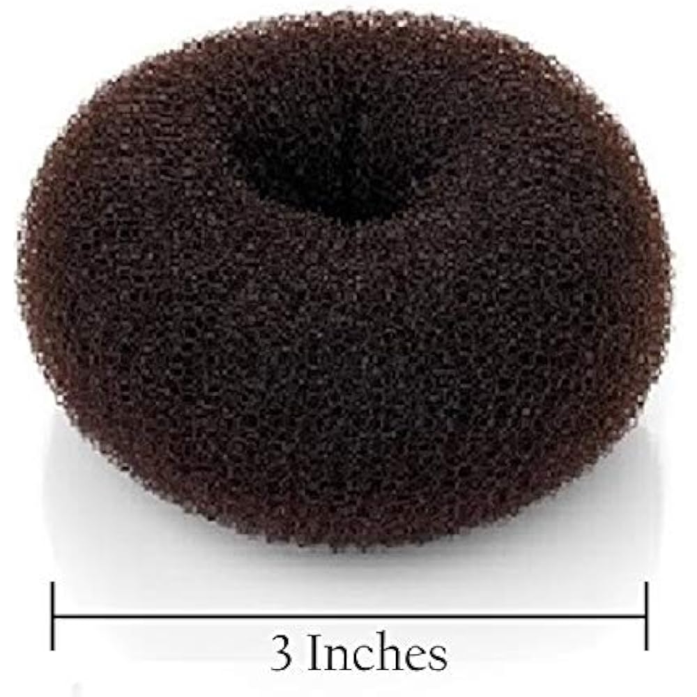 Bun Crown Shapers Hair Donut Maker Ring Style Mesh Chignon