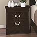 Coaster Home Furnishings Louis Philippe 2-drawer Nightstand Cappuccino