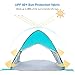 WolfWise UPF 50+ Easy Pop Up Beach Tent Sun Shelter Quick Instant Automatic Portable Sport Umbrella Baby Canopy Cabana Sun Shade