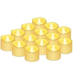 Led-kaarsen vlam theelicht, LED vlamloze kaarsen elektrische thee lampen votive kaarsen warm wit 14 stuks