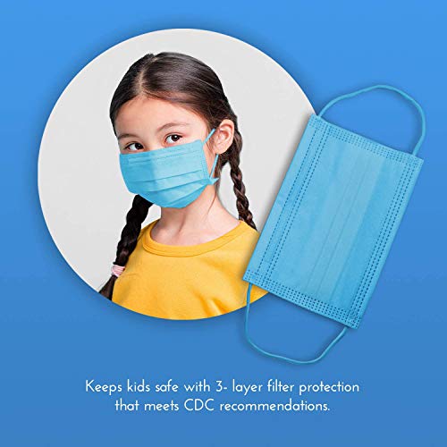 ArtNaturals Disposable Kids Face Mask (50 Pcs) Hypo Allergenic, Anti