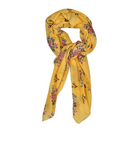 girl's floral print 100 % cotton face stole & dupatta ( size- 100 x 200 cm)