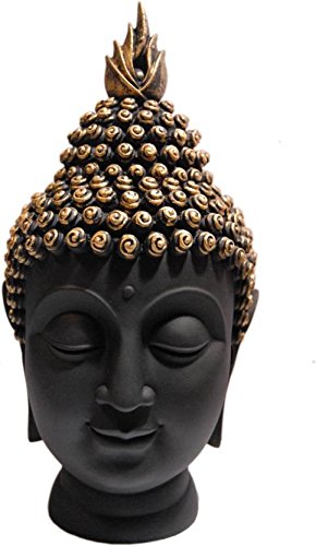 VANSHIKA Art Vastu Religious Idol of Lord Gautam Buddha Face Head Bust Statue (13 Cm)