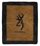 Browning Buckmark Throw Blanket 50x60 Inches