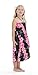 Girl Hawaiian Butterfly Dress in Pink Panel Black Size 6