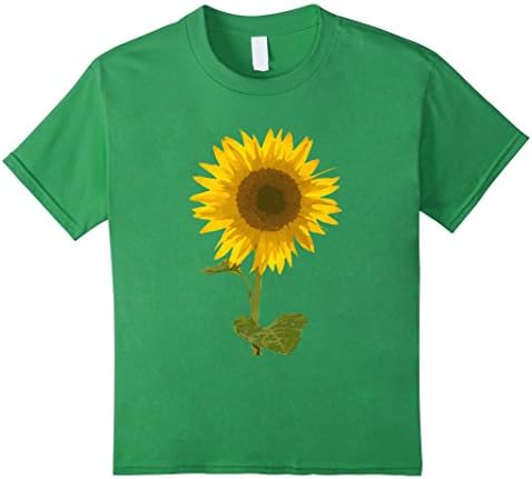 Kids Sunflower - T-Shirt 4 Grass