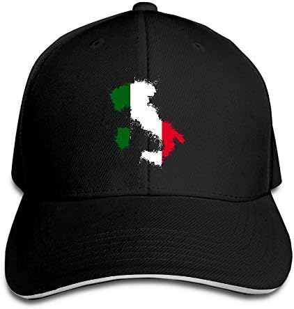 ZJXBaseball Cap Sandwich Cap Italy Spray Paint Durable Baseball Cap Hats Adjustable Peaked Trucker Cap