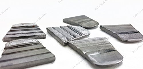 ZaZaTool NEW 6 PACK LOT 1" RIBBED STEEL WEDGES FOR WOODEN HAMMER HANDLES SLEDGE DRILLING AXE
