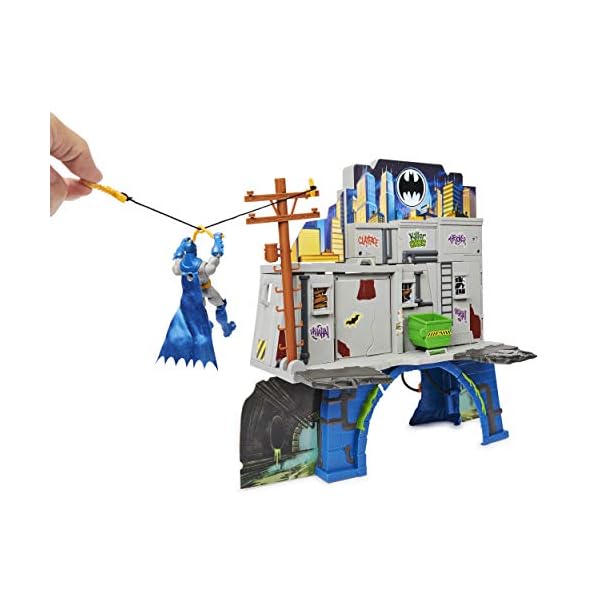 DC Comics BATMAN 3-in-1 Batcave Playset with Exclusive 4-inch BATMAN Action Figure