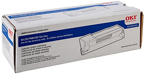 Black Toner Cart for MB480 Mfp B420 Printers Only 12K Page Yield