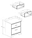 South Shore Versa 2-Drawer Nightstand, 0, Weathered Oak