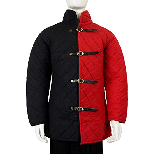 Armor Front-Buckled Gambeson - Red and Black Duo Tone XX Large
