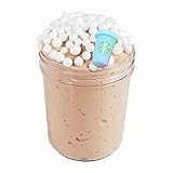 Mocha Frapp Scented Slime 4 oz Thick Butter Slime Handmade w/Foam Beads & Activator Package Stress Relief Party Favor
