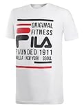 Fila Original Fitness Tee Shirt, White, X-Large