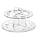 10 Holes Clear Acrylic Oval Brushes Organizer Holder for Makeup Brushes Drying Rack Cosmetic Desk Bracket Shelf Tool