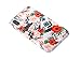 Dimaka Case for iPhone X and Xs, Cute Floral Flower Leaf Case, Dual Layer Covers for Girls, Sturdy and Protective Bumper for iPhone XR (Red/1)