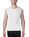 IntelliSkin, LLC Men's Essential V-Tank - Posture Correction Tank - Ideal For Workouts and Sports With Large Range Of Motion (Large, White)