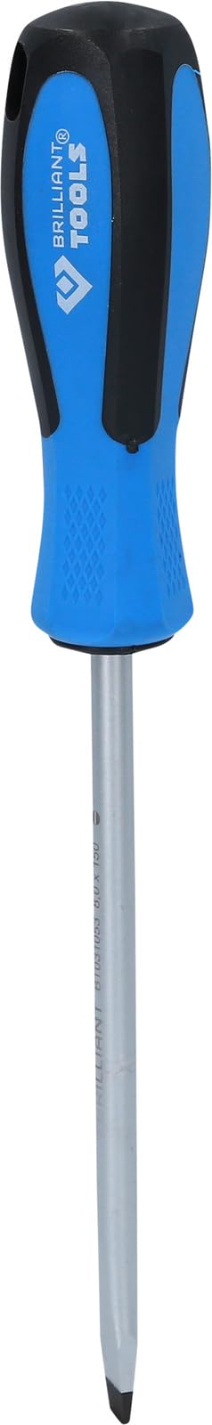 BRILLIANT TOOLS BT031053 Screwdriver Slotted 8.0 x 150 mm [Powered by KS Tools] — image 1